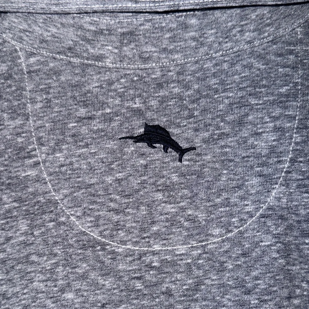 Tommy Bahama Island zone Men's Gray Short Sleeve Shirt Medium - Picture 4 of 4